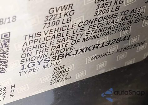 2019 Cadillac Escalade Luxury from USA, damaged, VIN 1GYS3BKJXKR132841